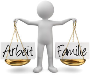 Arbeit Familie Balance Gleichgewicht
